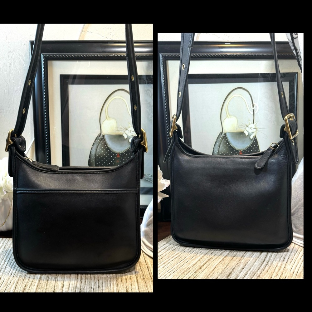 ❤️SOLD❤️Vintage Coach Navy Legacy Zip 9966 - Picture 9 of 11